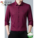 Woodpecker (Tucano) Shirt Men's Happy Dad Wedding Banquet 2024 Nouveau style de l'année de la robe bordeaux du dragon de naissance