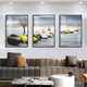 
Mo Xiaoxie Nordic living room decoration painting, light luxury sofa background wall triptych painting, modern simple bedroom hanging painting, crystal porcelain painting, no hole punching restaurant mural landscape combination painting, Mo Xiaoxie 1502 60*80cm crystal film triptych painting, black edge