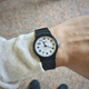 Casio (CASIO) small black watch for men and women, unisex student civil service examination, college entrance examination usable quartz watch MQ-24-7B2