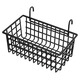 Cesta de colgantes de la cama de los gansos de madera en la rejilla Cuna Cuna de almacenamiento colgante Pañales para bebés Mesa de pañales de la valla del bebé