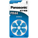 Panasonic PR44 Electronics A675 German imported zinc air hearing aid button battery 6 capsules 1.4V suitable for cochlear implant 60 capsules (10 calories)