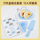 Youao disposable plate 10-person disposable dinner plate cutlery set birthday cake cutlery cloud plate