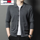 Tommy Shekelly Tommy Tommy Tricteur de fermeture à glissière Spring Men et automne Business décontracté pour hommes Veste en laine de laine pour hommes Men