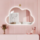 Babuchi Yunduo Make-up Mirror Spezialförmiges LED-Schlafzimmer Schminktisch Spiegel Haken an der Wand montiertem, an der Wand montiertem dekorativem Spiegel intelligent