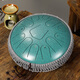 
hluru Luru Ethereal Drum 12 inch 13 tone hollow drum children students beginner adult professional percussion instrument gift [triangle style] 12 inch 13 tone stone green + stand + big gift bag