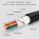 Lu Chengxun 5 pairs 10 pairs 20 pairs 50 pairs 100 pairs large logarithmic communication cable HYA twisted pair cable outdoor communication category 3 telephone line pure copper voice communication outdoor 30*2*0.5 copper core twisted pair 1 meter