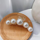 Jiuvia Gripper Large Back of Head Internet Celebrity Elegant Hair Clip Pearl Hair Clip Hairpin Top Clip Shark Clip Headwear JYFJ Large Pearl Clip About 10cm
