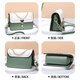 Gege pocket small bag women's bag new fashionable shoulder bag girls crossbody bag 520 gift for girlfriend Mother's Day gift bag blue spelling white cover