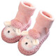 Rabbit Big Wen Baby Shoes 0-1 Years Spring and Autumn Soft Sole Toddler Shoes to Prevent Loss of Newborn Baby 0-6-12 Months Shoes and Socks Not Falling Blue Sheep Shoes and Socks 1 pair, average size, inner length 12.0cm (0-12 Months is recommended)