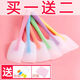 Mengyier silicone spatula integrated baking cream spatula milk jujube stirring stick nougat silicone spatula large small pink scraper + oil brush