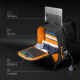Mochila de mochila de alto rendimiento TomToc Gran capacidad Capacidad de 15.6 pulgadas Bag Men's Business Travel T73
