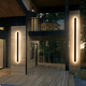 
XMSJ outdoor waterproof wall light villa hotel exterior wall decoration ambient light wall washing light minimalist courtyard long strip light J003 9227-rainproof model 9227-100cm-neutral