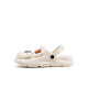 Snoopy Snoopy Kinderschuhe Kinderschuppschuhe Fashion Casual Casual Casual Schuhe Neue Sommerhaus All-Match-Gartenschuhe für Männer und Mädchen Weiß 23-24 Fuß Länge 15.5-16,2 cm