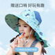Henkelli Kinder Sonnenschutzhut UV Baby Sonne Sonne Hut Junge Mädchen Sommer Beach Hut Big Bim Blau