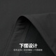 利郎轻时尚男装【远红外2.0】风衣男连帽暖阳绒双门襟防风通勤外套 黑色 XL (175)