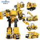 TINABELL英国品牌儿童玩具磁力拼装套装男女孩早教启智3-6岁元旦节礼物 【旗舰版】五合一工程战甲