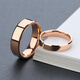 Holy Glass Ring Couple Gift Color Gold Index Finger Ring Women's 18K Rose Gold Fashionable Men's Wedding Ring Trendy Women's Ring - Not sure about the size - Send the measurement ring first