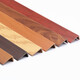 XMSJ self-adhesive wooden floor pressing strip side strip side strip door sill door wardrobe sliding door strip Closer strip Thai yuzu color MS9923 (3*1.5) self-adhesive
