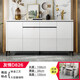 Star Discovery Shoe Cabinet Light Luxury Household Door Entrance Entrance Storage Cabinet Large Capacity Hall Cabinet Friendly D826 White (Size 158*34*100)