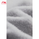 Li ning plus samt warm warmes Kapuzen-Sweatshirt für Männer 2024 Herbst und Winter Neuer Retro-Druck Einfache Sporttop AWDU673 BC17 FLOWE GRAY-1 L (175)