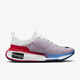 Chaussures masculines Nike Invincible 3 Automne Nouveau léger, respirant, confortable, absorbant les chocs pour hommes, chaussures de course de course blanches, rouges et bleus FJ3889-100 standard 38,5 / US6