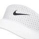 NIKE耐克空顶帽防晒遮阳马拉松运动帽男女网球帽子运动休闲跑步无顶帽 FB6443-100【白色 S /M(头围50-56cm)