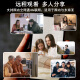 免插电4K超高清家庭小型无线摄线头手机wifi远程监控器家用摄像头 4K超清+远程开关4G流量圆形版 32G内存卡(循环保存录像约8天)