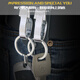 Boyou Genuine Leather Keychain Men's Waist Belt Lock Metal Keychain Pendant Waist Buckle Business Creative B702 Bronze