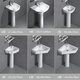 Pedestal wash basin small apartment bathroom triangular pedestal basin integrated ceramic mini floor-standing wash basin balcony 44X36 pedestal basin + hardware accessories + mirror - exchange order