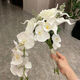 
Kunlinyi fake flower bride holding flowers in hand wedding wedding water drop shape simulated flower calla lily French bouquet photo props Bride holding flowers water drop shape