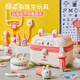 Huangen Children's House Playing Doctor Juguete de juguete Littlecope Caja médica Medical Enfermera Jugar a la inyección de baby polvo [Luxury 48 piezas Set] + Doll + Nurse Suit Todos los paquetes para la botella colgante