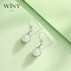 The only (Winy) 925 silver earrings as a birthday gift for besties, wives and mothers, girls’ light luxury niche high-end earrings