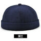 Fun Landlord Hat Men's Spring and Autumn Melon Skin Hat Men's Landlord Hat Women's Trendy Brand Middle-aged and Elderly Retro Hip-Hop Noble Flip-Flip Yuppie Hat Watermelon Hat 15831 Dark Blue Can Adjust (56-60CM)