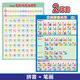 笔画笔顺挂图偏旁部首表大全一年级小学汉字基本知识墙贴早教 一年级-称霸秘籍【12件套】 【小尺寸】42×28.5