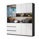 Yu Mengxindi sideboard wine cabinet integrated with high wall cabinet modern simple living room storage cabinet light luxury cabinet storage cabinet storage cabinet storage model 15280*40*220 pack installation