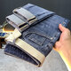 
Nan Xinyu loose large size jeans men Korean style trendy society people light color Harun trousers casual versatile pants men Yiniu-9922 blue 28