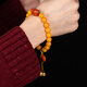 Qingcheng Mountain Pixiu Lucky South Red Bracelet Amber Old Beeswax Chicken Oil Yellow Bracelet Safety Buckle Auspicious Ruyi Birthday Gift Beeswax Pixiu South Red Bracelet + Expired