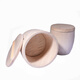 Panzhihua wood steamed rice bucket Zhengzi whole wood dug bucket steamed rice artifact with lid Panzhihua household commercial size mouth outer diameter 16 cm steaming 1Jin Jin is equal to 0.5kg rice