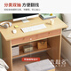 60/70/80 Weiter Computer Desktop Schreibtisch Schlafzimmer Schreibtisch Schmale 1592A -Modell mit Schubladen warm weiß 60 Modell mit Schublade warm weiß 80 Tisch