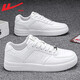 Pull back official white shoes men's shoes autumn sneakers men's Air Force One sports and leisure shoes men white 42