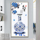 
Miaobei self-adhesive mural entrance entrance decoration painting Chinese living room entrance stickers corridor vertical background wallpaper wardrobe door 671-Golden Avenue Super large: 120cm*240cm