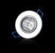 LED small spotlight 3W color spotlight opening 5cm 6cm bar wine cabinet bull's eye lamp downlight ceiling 5.5 hole lamp 3W luxury warm light (opening 6-7.5CM)