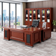 Miafei office furniture boss desk president desk and chair combination executive desk manager desk boss desk modern Chinese office desk and chair 1.6 single table (excluding cabinet)