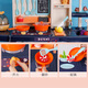 Bainshi children's toys mini kitchen toys toys, boys and girls fun cooking birthday gifts B153 blue