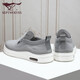 
Seven Wolves men's shoes canvas shoes men's casual shoes summer shoes men's breathable and versatile one-foot laziness shoes old Beijing cloth shoes gray 9443 42