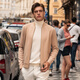 Mr. BU Star gleicher Baseballkragen Wolle Mischung Pullover Strickjacke Frühling und Herbstjacke Herren -Strickpullover BT12129 Clearance Khaki 2xl (185)