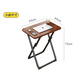 Warner new folding computer desk home learning simple desk office portable small table bgz811 walnut color 60*40