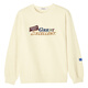 
Miziqi sweatshirt for women in spring and autumn round neck without hat pullover long sleeves 2025 new simple small versatile top Spring and autumn yellow letter 9761 big apricot color on chest M
