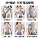 St. Philippines Baby Baby Back Board Booth Pool Baby Witting Baby Wittering Baby Light Light Convenience Multifunctional Four Seasons General Gray Printing Lumbar Stool- [15 kinds of back method]