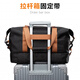 MOONMIX short-distance travel bag large capacity luggage bag women sports backpack business trip handbag gym bag swimming bag storage bag black